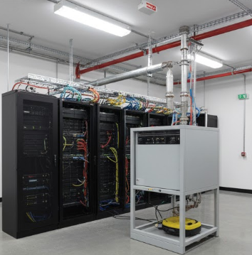 Infraestructura real de datacenter