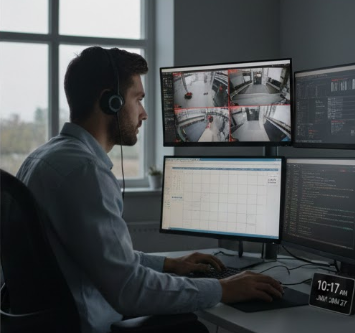 Operación real de monitoreo técnico